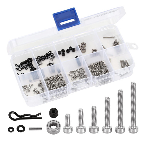 Juego De Tornillos Con Caja Para 1/24 Rc Crawler Car Axial S