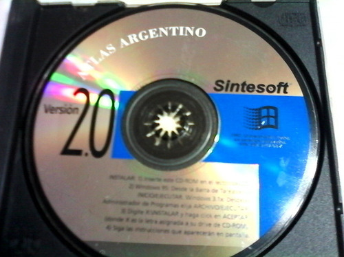 Atlas Argentino-cd Room-sintesoft-version 2.0-unica Unidad-
