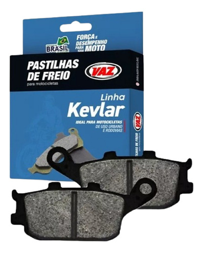 Pastilhas De Freio Traseira Fazer 600 Fz6 Kevlar 174k