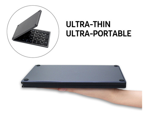 Foldable Bt Wireless Keyboard, Portable Keyboard