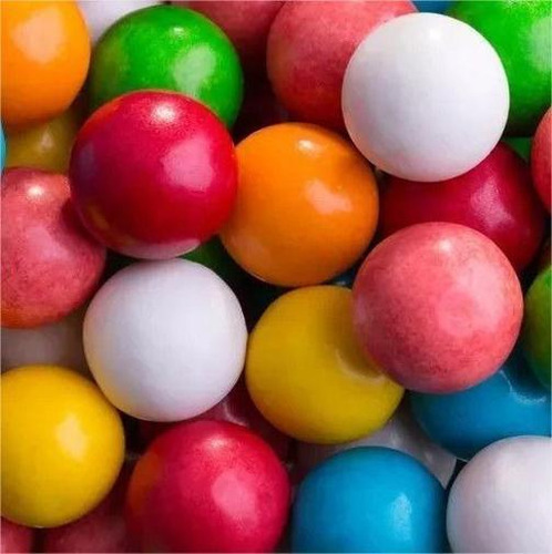 1kg Big Chicle Danclets Ball Pote C/125 Bolão Chiclete Festa