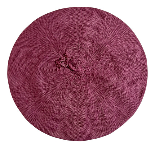 Boina Vasca Euskadi De Algodón Vuelo 28cm Sin Tafilete Rosa Viejo 28cm