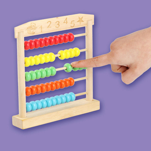 Baco De Madera Para Niños, Juguete De Desarrollo, Ábaco De