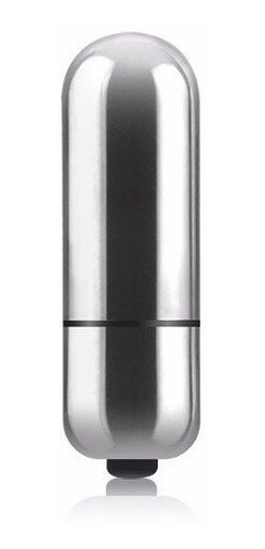Micro Cápsula Mini Vibe Power Bullet Ovo Vibrador Sem Fio Cor Prateado
