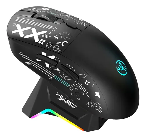 Mouse Gamer Hxsj T90 Pro 12000 Dpi Rgb Bluetooth Wireless