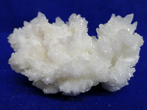 Aragonito Cristalizado Blanco Mineral De Colección De 370gr 