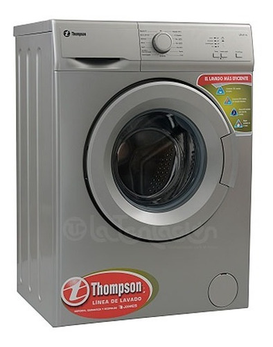 Lavarropa James Thompson Gris Silver 6kg Lr611s La Tentacion