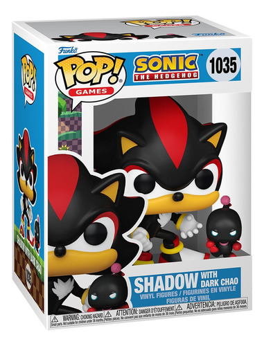 Funko Pop Shadow With Dark Chao 1035 - Sonic The Hedgehog