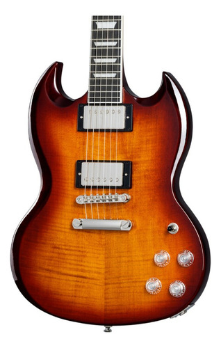 Guitarra Electrica EpiPhone Sg Modern Figured Mojave Burst Color Naranja