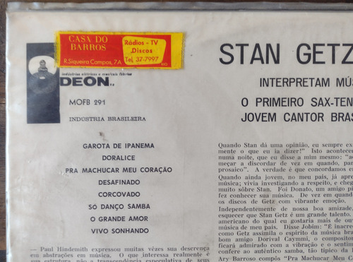 Stan Getz João Gilberto Antonio Carlos Jobim Leer Descripci Estándar (Usado)