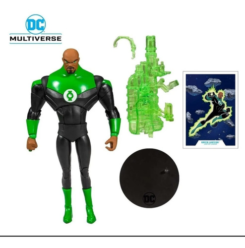 Imagen 1 de 1 de Dc Multiverse Green Lantern Figura Acción De Lujo Original 