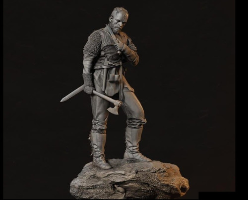 Ragnar Lothbrock Floki Vikings Archivo Stl Para Impresion3d