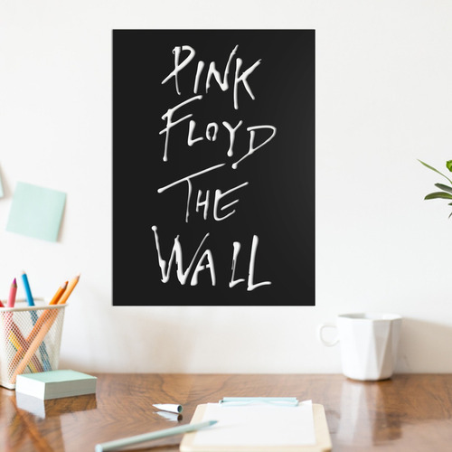 Quadro Decorativo Parede Música Pink Floyd The Wall 30cm