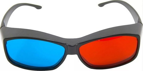 Imagem 2 de 5 de 10pçs Óculos 3d Ultra Resistente Ótima Qualidade Red Cyan