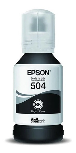 Botella De Tinta Epson T504120-al Negro L4150/l14150