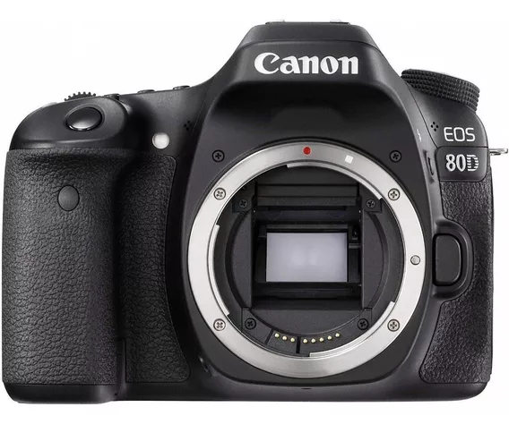 Canon EOS 80D DSLR color negro