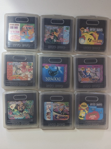 Set De 9 Juegos Para Sega Game Gear - Set Retro Coleccion