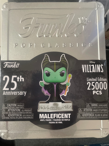 Funko Pop, Maléfica Lata Limitada A 25 Mil Piezas, Exclusivo (Usado)