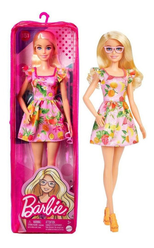 Barbie Fashionista Vestido Tropical - Mattel