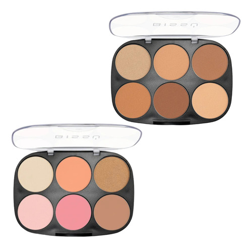 Set Paleta Bissú Original 12 Tonos Contorneador 02 Rostro 02