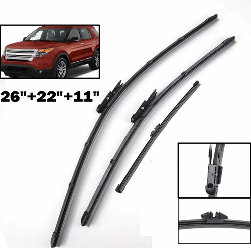 Cepillos Limpia Parabrisas Ford Explorer 2011 2012 2013 +