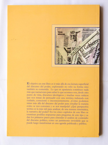 Análisis Del Discurso Político. Alfredo Ascanio (Usado)