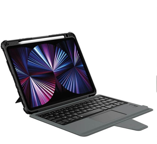 Funda Con Teclado @ iPad Pro 11 2020 2021 Bt Trackpad 