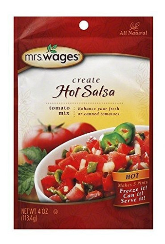 Mix De Salsa Mediana Mrs. Wages, 4 Oz (pack De 6)