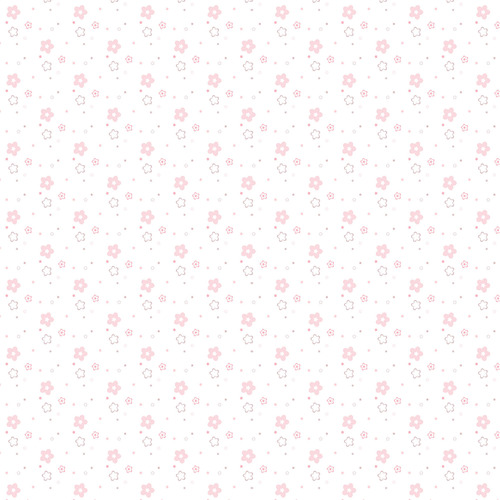 Papel De Parede Floral Rosa Infantil Adesivo 2,70x0,57m