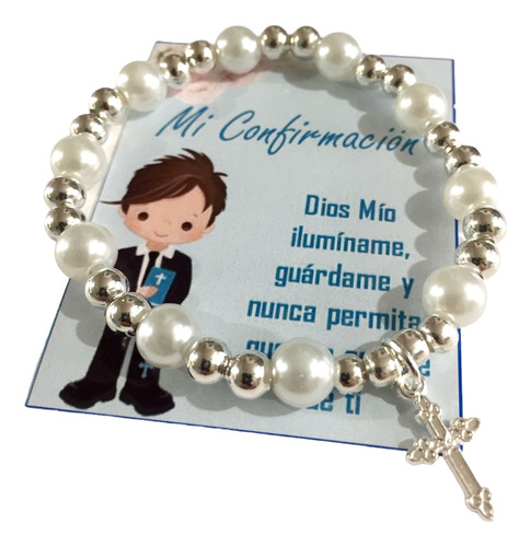 40 Pulseras Recuerdo Confirmación Niño
