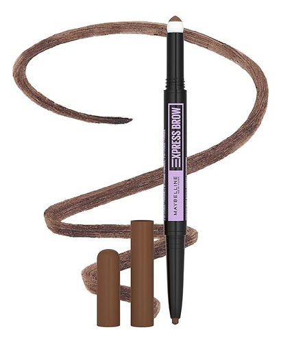 Delineador Maybelline Express Brow 2 En 1 Deep Brown 260 Deep Brown 260 Mate