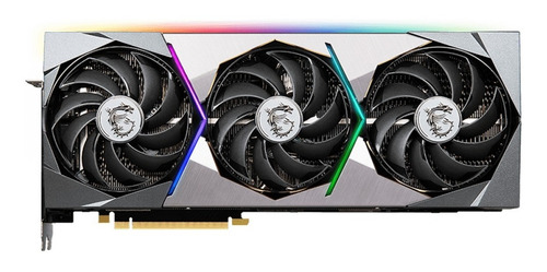 Imagem 3 de 5 de Placa De Vídeo Msi Rtx 3080 Ti Suprim X 12gb Lhr Gddr6x