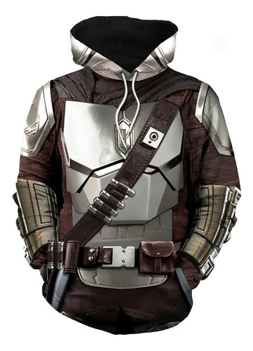 Star Wars The Mandalorian Anime Suéter Cosplay 3d