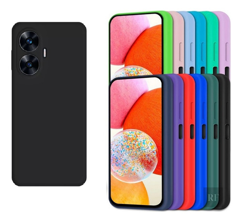 Capa Capinha Para Realme C55 Silicone Aveludado- Cores