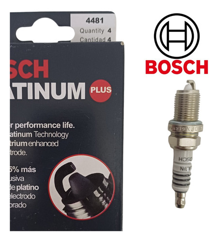  Bujias Bosch Platinum - Spark - Cruze - Lux Dmax -/ Lara