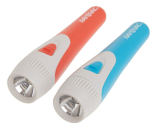 Rayovac Led Flashlight 2 Pack, Comfort Grip Flash Light Set