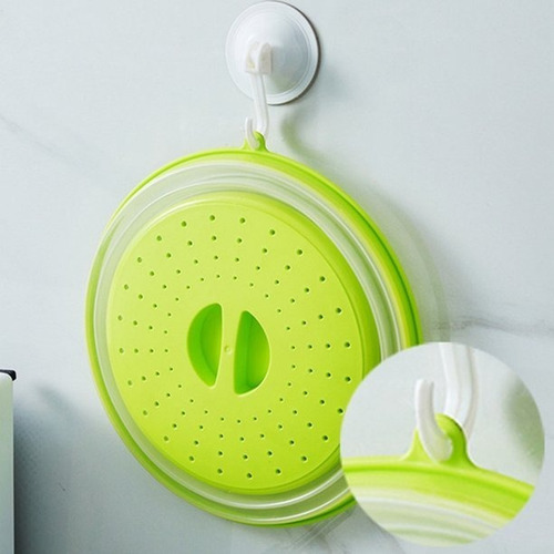Imagen 9 de 9 de Tapa Microondas 27cm Plegable Anti Salpicadura - Cukin