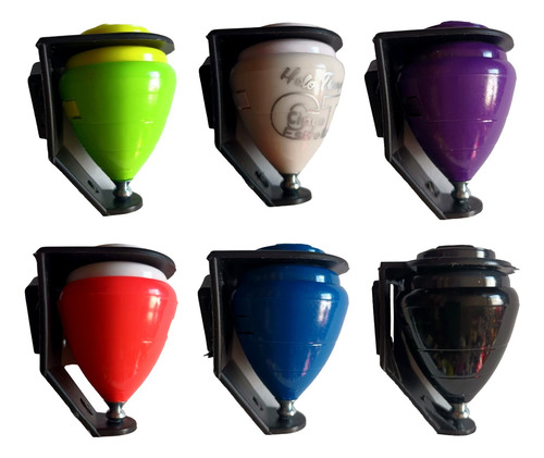 Trompo Champions Mini - 6 Piezas - Colores Surtidos