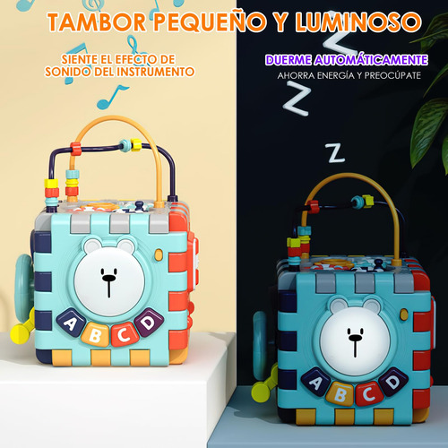 Cubo Didáctico Multifuncional 6 En 1 Juguetes Educativos