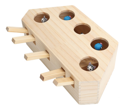 Juguete Para Hámster Pet Hit, De Madera Y Silicona, Interact
