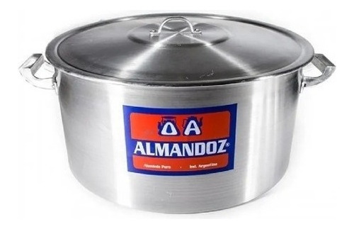 Cacerola Gastronómica N°34 15 Lts Aluminio Puro Almandoz