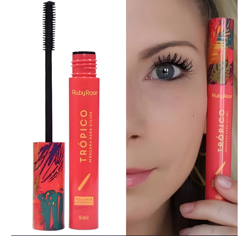 Mascara Para Cilios Volume E Alongamento Hb502 Ruby Rose