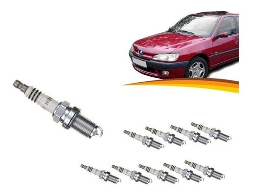 Bujia Peugeot 306 Motor 1.8 /pack 10 Pzas (ngk Xu7p)