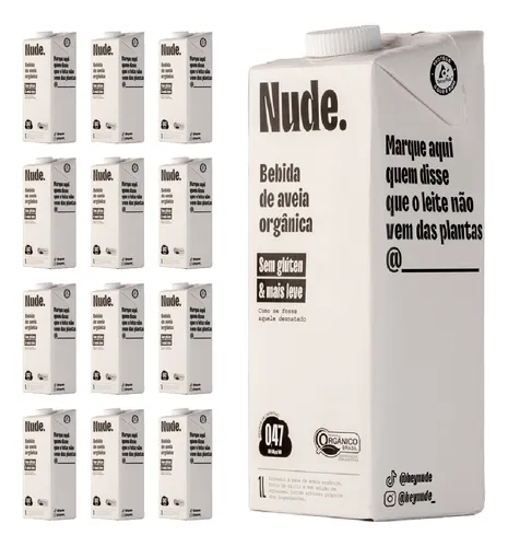 Kit 12 Bebida De Aveia Original Nude. 1l