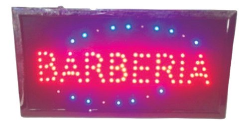 Cartel Led Barberia Luminoso