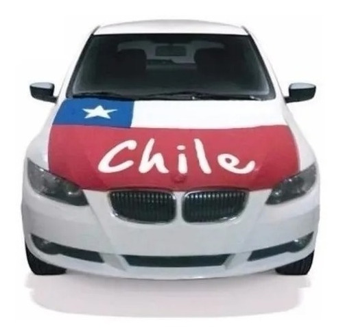 Bandera Chilena Cubre Capot Auto Fechas Patrias Fiestas 