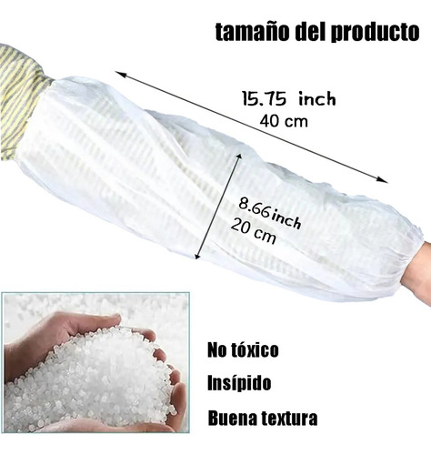 200 Fundas Protectoras De Plástico Ajustables Desechables