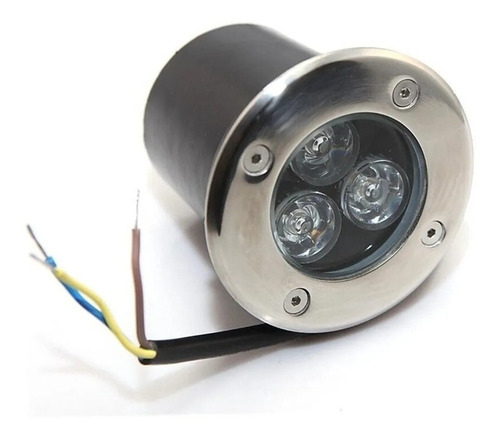 Foco Led Piso 3w Emb. Ip67 Frío/f-050-3w