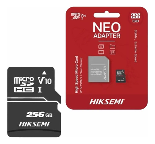 Memoria Micro Sd Hiksemi Neo 256gb Clase 10
