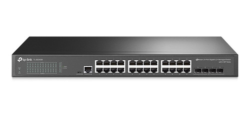 Switch 24 Portas 10/100/1000 + 4 Portas Sfp Rack 19 Tp Link